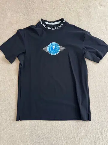 MARK & LONA 골프용 하이넥 셔츠 블랙 사이즈 44