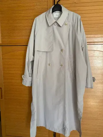 IENA 그레이 트렌치코트