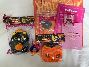 멜로조이 호박 할로윈 고양이 MELLOJOY 스퀴즈 고양이 세트
