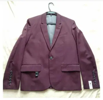 SHAREEF 버건디 테일러드 자켓 M