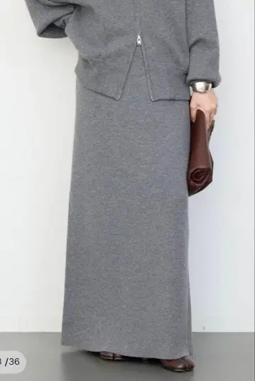 두지엠 클라세 [ CINOH/치노 ] KNIT MAXI SKIRT