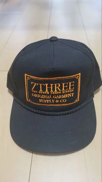 7THREE 블랙 캡 73r THREE RIDERS