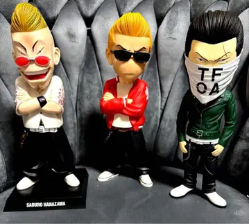 크로우즈 WORST 하루미치 하나자와 타케다 소프트 비닐 3체 세트