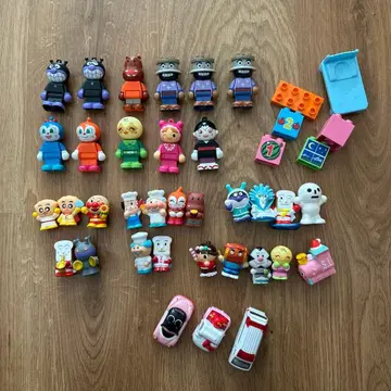 호빵맨 피규어 손가락 인형 블랙 토미카 키티 미니