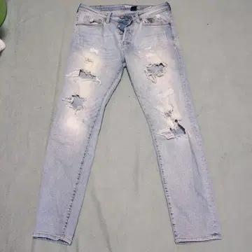 스키니 청바지 32/32 라이트 블루