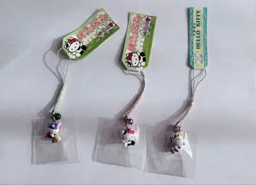 헬로키티 목장 한정판 스트랩 3종