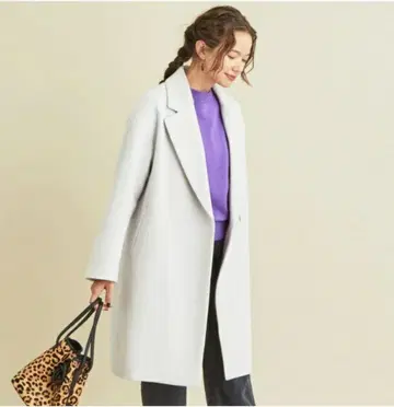 유나이티드 애로우즈 라이트 모사 드롭 숄더 테일러 코트