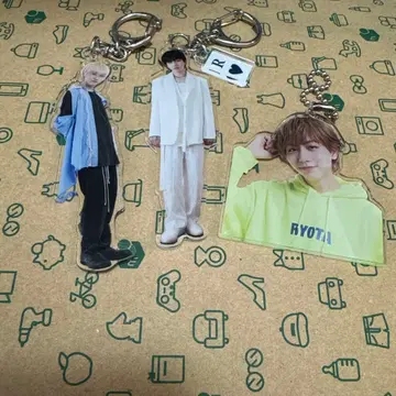 나가노 료타 아크릴 키링 3개
