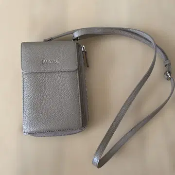 BARCOS L자형 슈링크 가죽 스마트폰 미니백