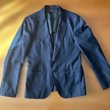 네이비 테일러드 자켓 2버튼