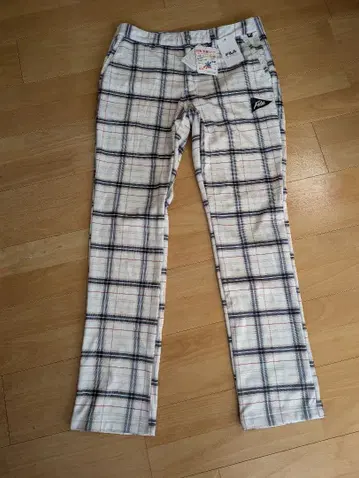 FILA 체크 무늬 방수 방풍 팬츠