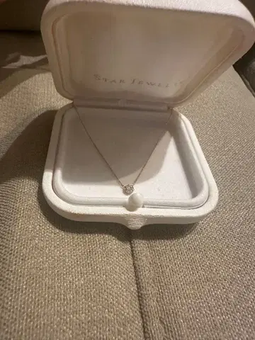 스타 주얼리 핑크 골드 k10 다이아몬드 목걸이