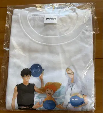 하이큐 시가현 한정판 비와호 T셔츠 화이트 L사이즈