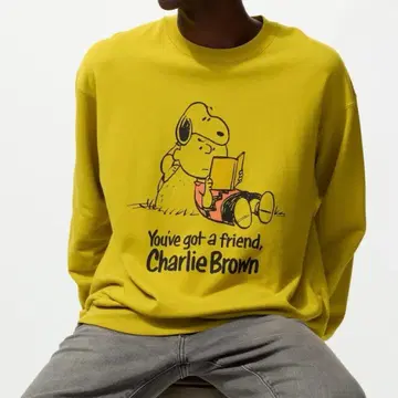 UNIQLO 피넛 맨투맨 남녀 공용 S