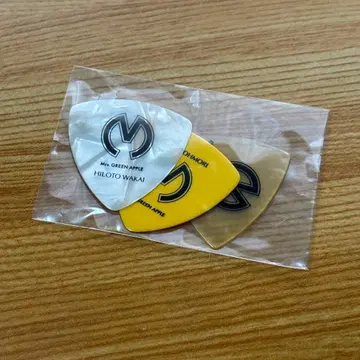 Mr. GREEN APPLE 기타 피크 3개 세트 미개봉 새상품