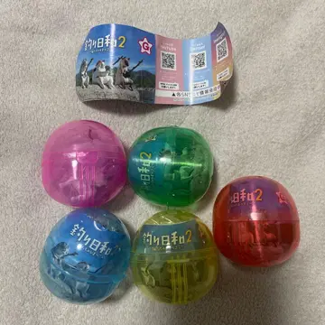 새상품 낚시 날씨 2 캡슐 토이 5개 세트 컴플리트