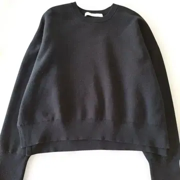 프레임워크 더블 자카드 니트 풀오버 블랙