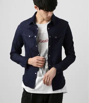 데님 셔츠 BLACK by VANQUISH