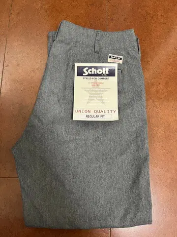 Schott (샷) TC 트윌 워크 팬츠 XL 그레이3116036