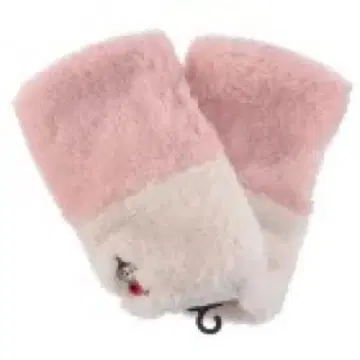 무민 리틀미이 퍼 손가락 없는 장갑