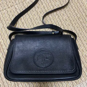 전 가죽 헌팅월드 숄더백 블랙