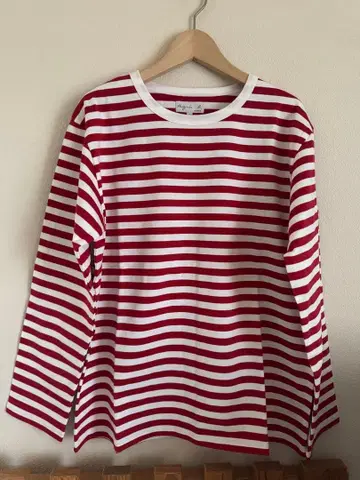 [ 새상품 ] agnes b. 에네스베 티셔츠 긴팔 L 레드 계열