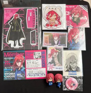 블루 록 치기리 효마 밀리터리 아크릴 스탠드 파보테리아 피규어