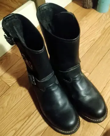 미사용품 DRAGON BEARD 엔지니어 부츠 천연 가죽