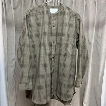 PUBLIC TOKYO 밴드 카라 셔츠