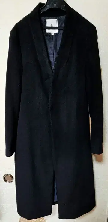 [ 새상품급 ] 노카라 코트 네이비