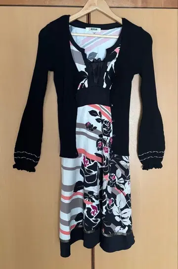 MORGAN 원피스 가디건 세트