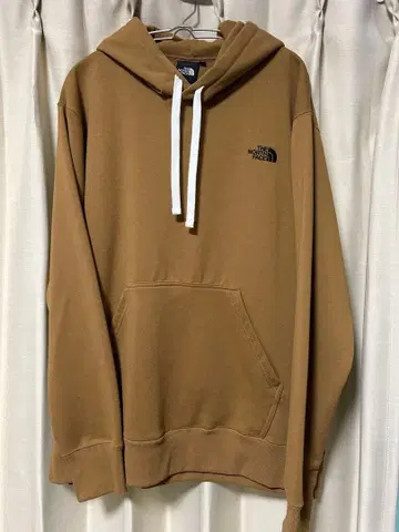 THE NORTH FACE 후드 부착 후드티 브라운