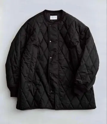 오버 사이즈 충전솜 퀼팅 블루종