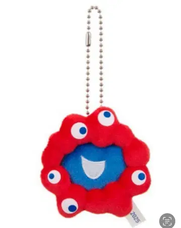 EXPO2025 간사이 만박 미야쿠미야쿠 쁘띠 마스코트 키체인 (페이스