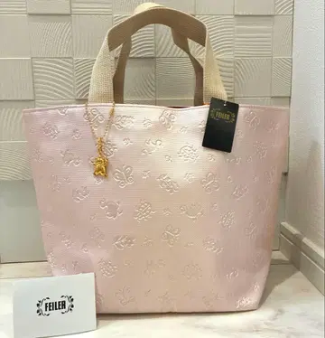 페일러 하이디 엠보싱 토트 페일 애프리콧 베이지 새상품 대