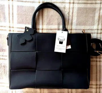 블랙 2웨이 핸드백 숄더백