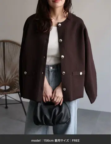 AP retro 메탈 버튼 니트 가디건 / 니트 자켓