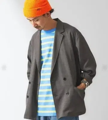 Relume TECH 바스켓 워셔블 더블 자켓 셋업