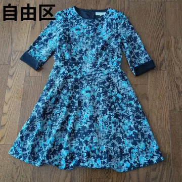 네이비, 파랑 긴팔 원피스 38 자유구 L 사이즈도 가능