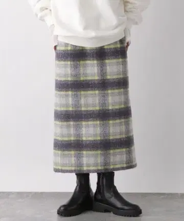 LEPSIM 렙심 재기 체크 스커트