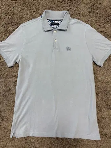 CORNELIANI 그레이 골프 피케 셔츠