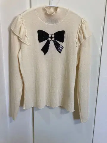 엠즈 그레이시 니트 리본