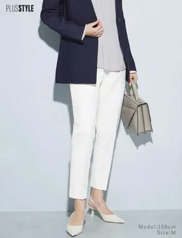 새상품 플라스테 PLUS STYLE 스틱 팬츠 코튼 블렌드 XS