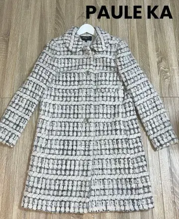 PAULE KA 폴카 트위드 코트 36