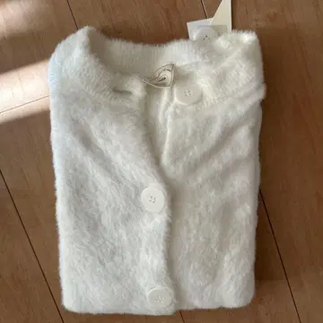 새상품 젤라또피케 화이트 가디건