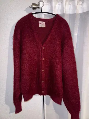 60s 모헤어 가디건 털길이 김 새상품급