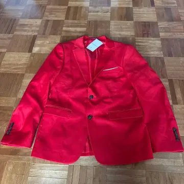 수트 자켓 빨간색 남성용 S