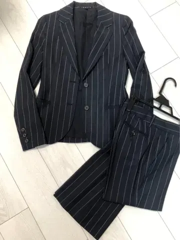 띠어리 수트 셋업 네이비