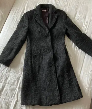 MAX&Co. 다크 그레이 체스터 코트