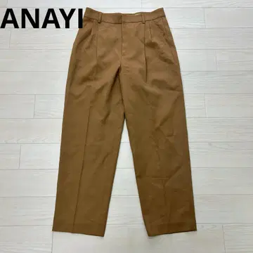 ANAYI 아나이 턱 테이퍼드 팬츠